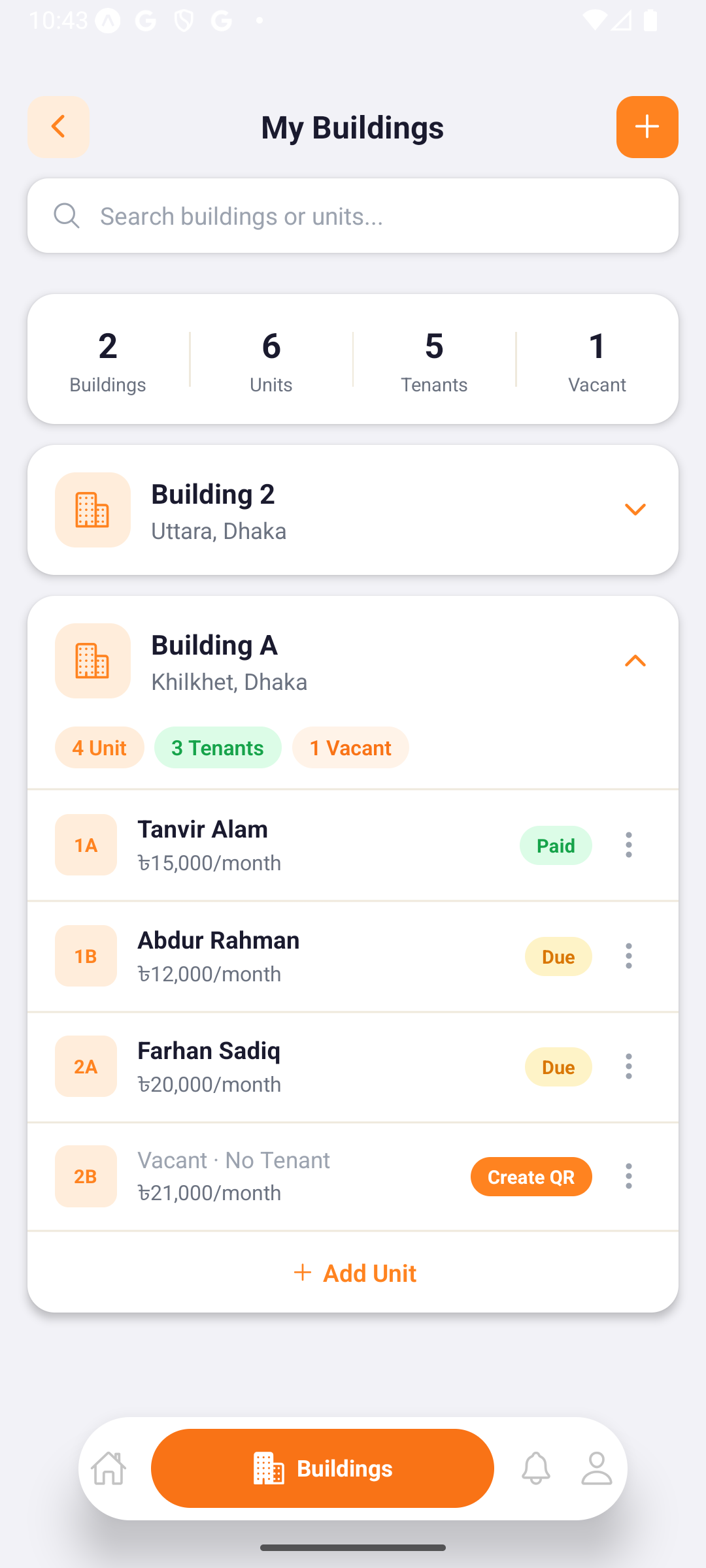 Baario add buildings